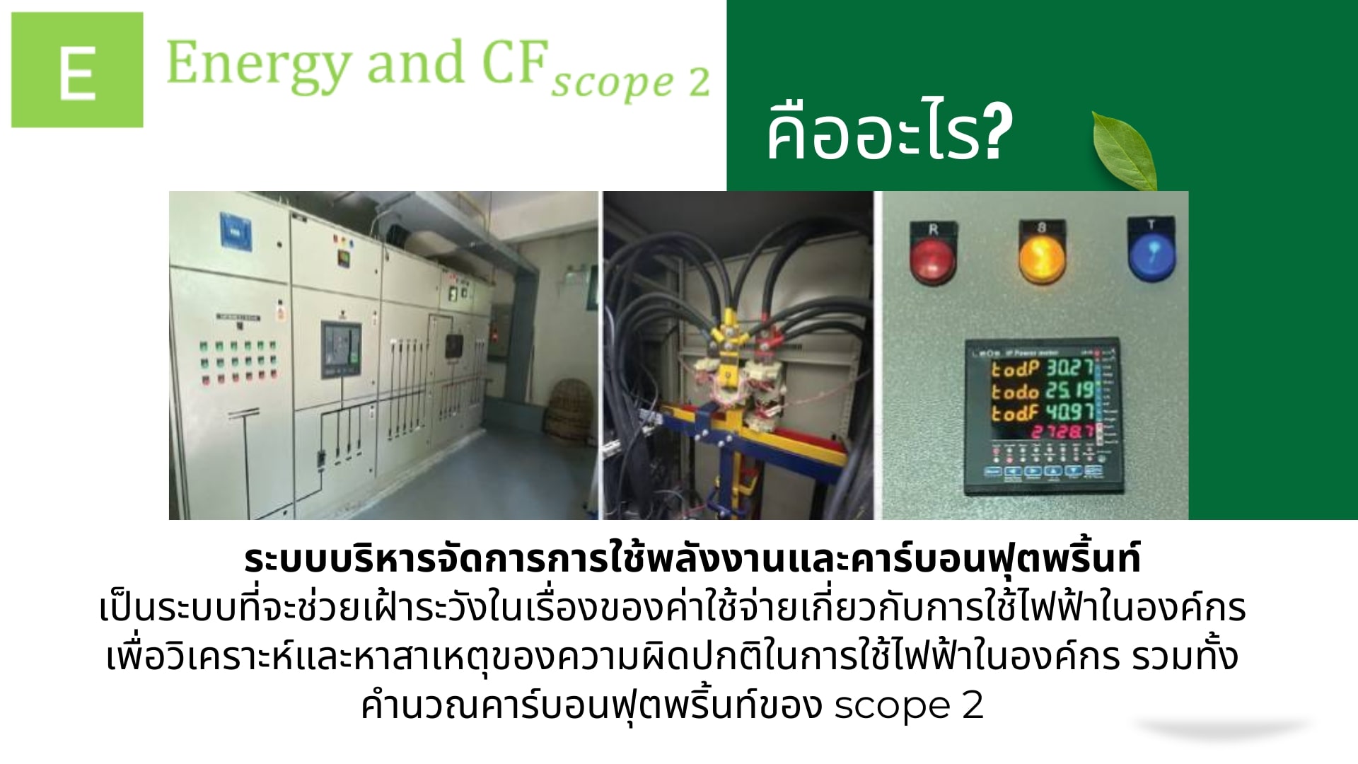 E-Energy and CF 