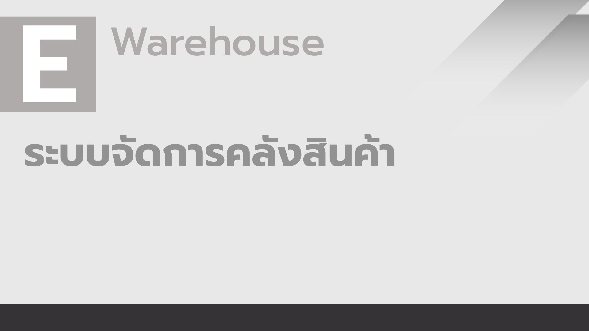 E-Warehouse 